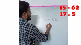 MATH PUZZLE//REASONING//15=62,17=5,18=56, 19=??​