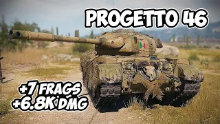 Progetto 46 - 6 Frags 10.1K Damage - Without stress! - World Of Tanks