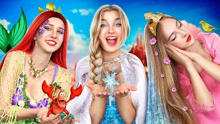 Nos Convertimos en Princesas || Princesa Popular de Disney VS Princesa Impopular de Disney