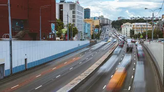 Amazing daytime timelapse, Moscow city.