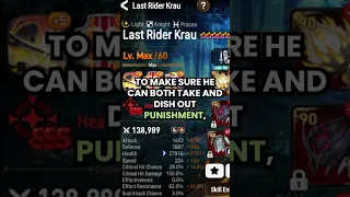 This TANK Does Enough DAMAGE to Cleave! [Last Rider Krau Guide] #epicseven #shorts