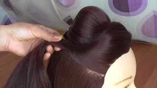 easy everyday hairstyle  hairstyle for college work party outgoing long hair hairstyle