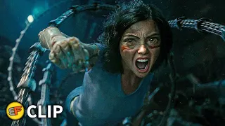 Alita vs Grewishka - Underworld Fight Scene | Alita Battle Angel (2019) Movie Clip HD 4K