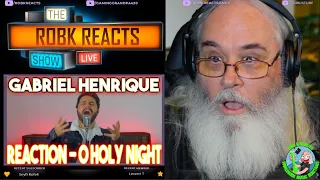 Gabriel Henrique Reaction - O Holy Night - First Time Hearing - Requested