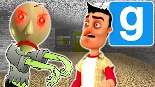 GMOD BALDI'S BASICS ZOMBIE SURVIVAL! | Multiplayer Garry's Mod Gameplay