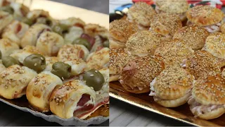 two recipes with puff pastry ready in 5 minutes