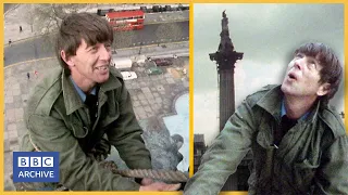 1977: JOHN NOAKES scaling Nelson's Column is TERRIFYING | Blue Peter | Classic clips | BBC Archive