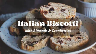 Perfect Cranberry and Almond Italian Biscotti with Minimal Ingredients (Dairy-Free) | Bakelore