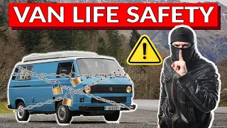 Van Life Security and Safety Tips 🔒| How we stay SAFE in our VAN #vanlife