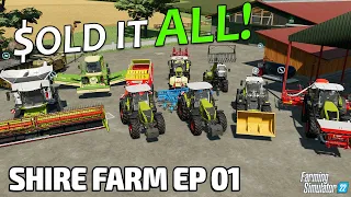 STARTING FROM SCRATCH! | SHIRE FARM - FARMING SIMULATOR 22 | EPISODE 1 | FS22