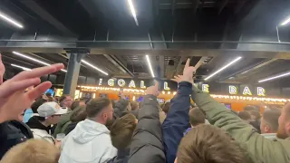 Tottenham fans singing Harry Kane He's One of Our Own! before the North London derby. 15.01.23