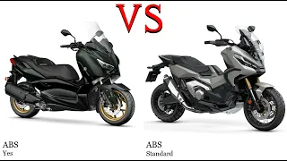 Yamaha X Max 300 vs Honda ADV 350 Test specification comparison