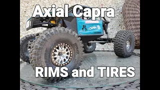 Axial Capra - Pro-Line Hyrax tires, Injora Bead locks, YES THE BEAD POPPED - Quak Rc