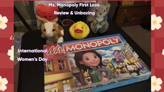 The Lady Icons Are Here! International Women's Day• Ms. Monopoly• First Look, Review & Unboxing