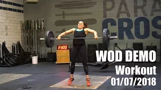 Wod Demo - Row Snatch Every 5 minutes (Paradiso CrossFit)