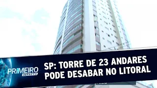 SP: edifício de 23 andares corre risco de desabar na Praia Grande | Primeiro Impacto (09/10/20)