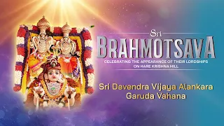 Sri Brahmotsava 2024 | Garuda Vahana | Silver Jubilee Celebrations of ISKCON Bangalore