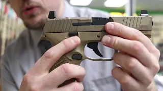 FN 509M Midsize MRD FDE pistol quick look