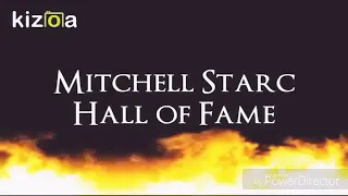 /Mitchell Starc/ (Hall of fame/ king of swing