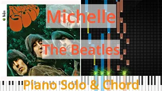 🎹Solo & Chord, Michelle, The Beatles, Synthesia Piano