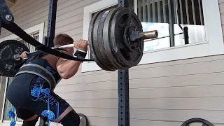 Breaking In My Inzer Leviathian Ultra Pro Squat Suit With 505lbs