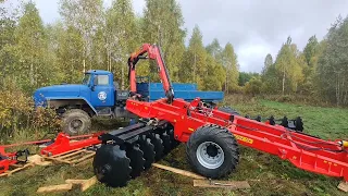 Борона БПМ-5 Зубр(Томара),сборка и первый выход в целину.