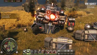 Iron Harvest Polania Republic destroy Saxony Empire heavy mechs!