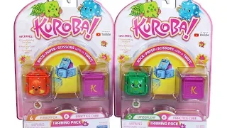 Kuroba Training Pack Emberfox and Umberleaf Unboxing Toy Review Rock, Paper, Scissors Game