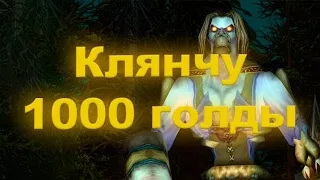 Пытаюсь заработать 1000 голды попрашайкой | Челлендж | WoW Classic TBC