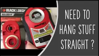 How to use a LASER LEVEL to hang stuff straight