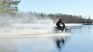 Dirt Bike On Water