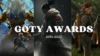 GOTY Awards 2014-2023: From Dragon Age to Baldur's Gate 3!