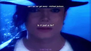 michael jackson - can’t let her get away (sped up)