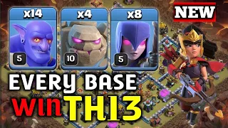 Best Th13 Strongest CWL Attack | 4 Golem + 14 Bowler + 8 Witch | Th13 Attack Strategy 2023 In Coc