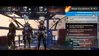 Trio Blaze Heroic Escalation with Strikers Build - Dauntless