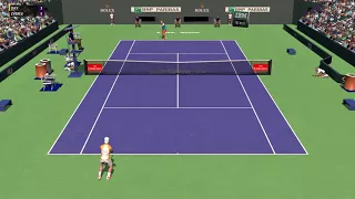Full Ace Tennis Simulator - ATP 1000 Indian Wells - Round 4 vs Alexander Zverev - Career #43