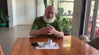 Dr. Weil Demonstrates how to Open of pouch of Matcha from matcha.com