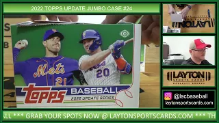 2022 Topps Update Series Baseball Jumbo 6 Box FULL CASE Break #24