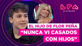 ¡UN GENIO! FLOR PEÑA LE PREGUNTA DE TODO A SU HIJO