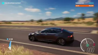 Forza Horizon 3 - Tesla Model S P90D with Ludicrous Mode - Top Speed Run + Acceleration times