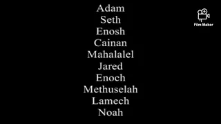 Genesis 5 Hebrew meaning from the names Adam to Noah. Secret decoded message from God