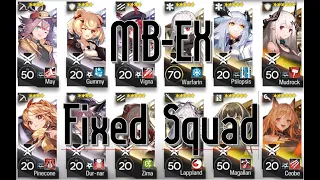 [Arknights] Mansfield Break - EX Stages - Fixed Squad