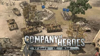 Company of Heroes Vire Conflict 1vs2 Expert [Europe At War mod]