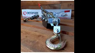 Лебідка Intertool GT1442 2 т механічна важільна | VNEDOROGNIK.UA