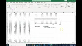 Four Stock Portfolio and Graphing Efficient Portfolio Frontier