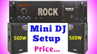 Nx Audio 800 Watt Mini Dj Setup For Home Party, School, Club, Gym High Bass Punch | Details & Price