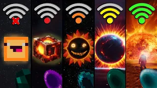 sun using with different Wi-Fi in Minecraft be like