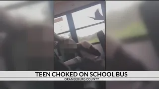 SC teen choked on school bus