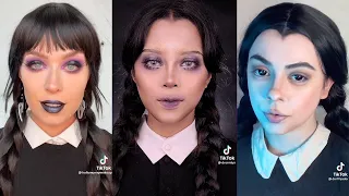 WEDNESDAY ADDAMS OFFICIAL MAKEUP  | Netflix | HALLOWEEN MAKEUP