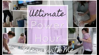 ULTIMATE POWER HOUR // CLEAN WITH ME // EXTREME CLEANING MOTIVATION